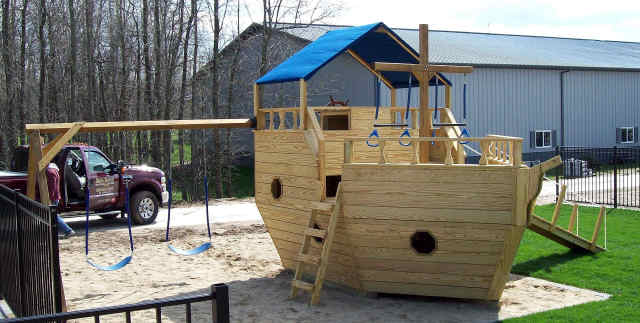 Pirate Ship Playset Plans Deals 51, Wooden Pirate Ship Playhouse Instructions